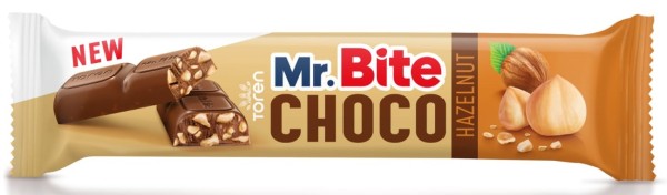 MR BITE CHOCO MILK CHOCOLATE WITH HAZELNUT 26 GR 24 * 6