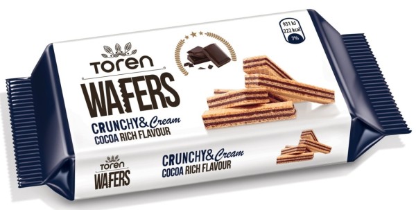 TOREN WAFERS COCOA CREAM COCOA WAFER 55 GR 24 * 6