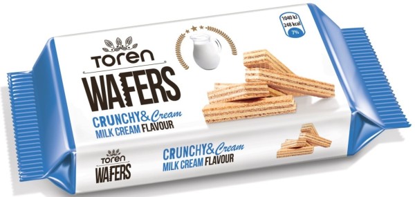 TOREN WAFERS MILK CREAM WAFER 55 GR 24 * 6