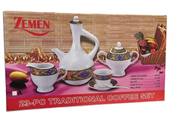 Zemen Traditional Coffee Set 23Pcs