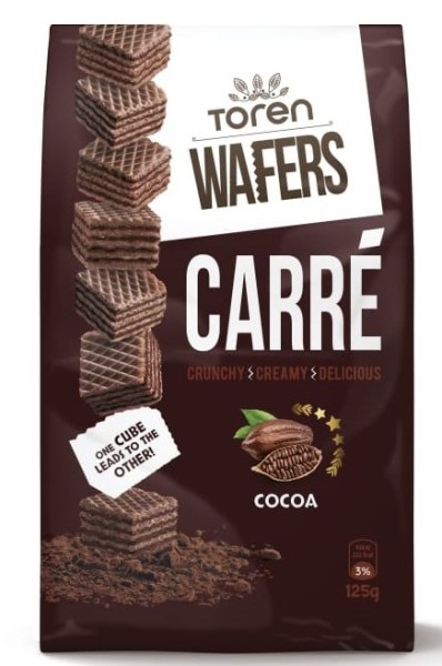 TOREN WAFERS CARRE COCOA CREAM WAFER 125 GR 1 * 24