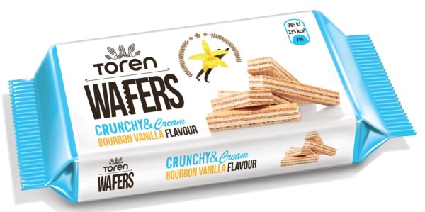 TOREN WAFERS VANILLIN CREAM WAFER 55 GR 24 * 6