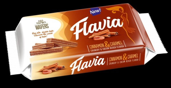 FLAVIA CINNAMON CREAM WAFER 55 GR 24 * 6