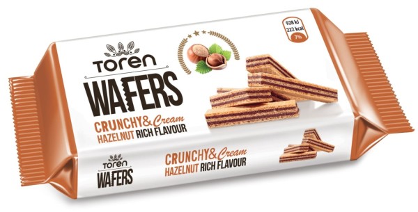 TOREN WAFERS HAZELNUT CREAM WAFER 55 GR 24 * 6