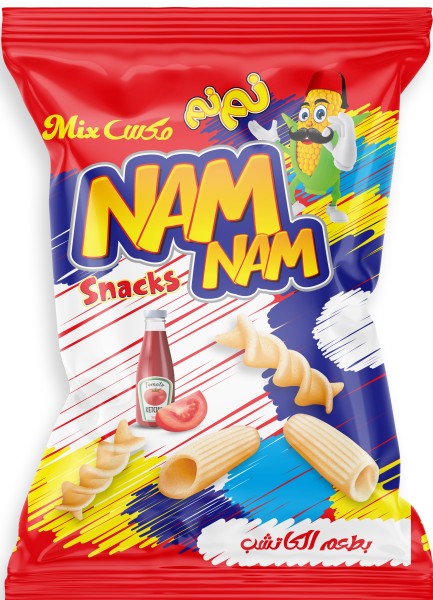 NAM NAM Chips Ketchup 55 g x 24 Stk