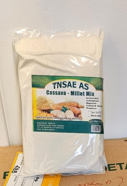 Cassava - Millet Mix flour 1kg X 5 Stykke