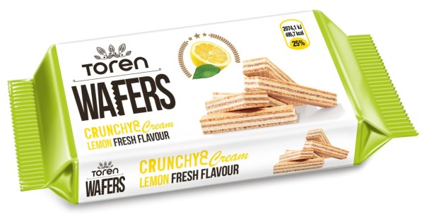 TOREN WAFERS LEMON CREAM WAFER 55 GR 24 * 6